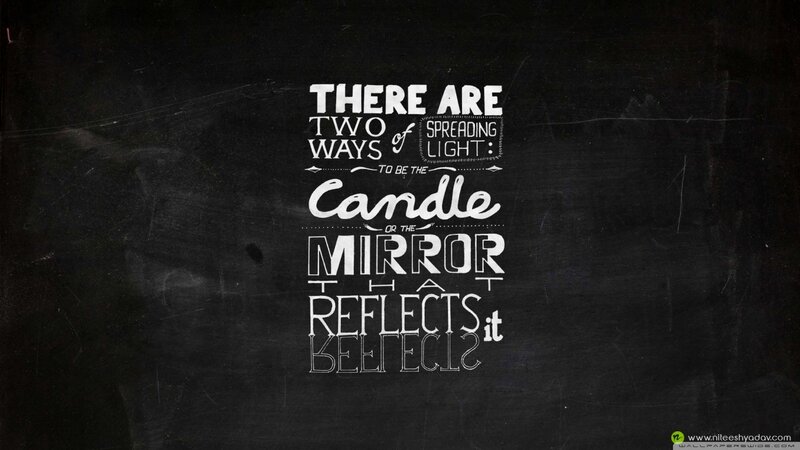 Text on Black Background — Thoughtful, Illustration