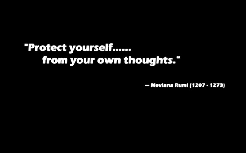 Text on Black Background — Thoughtful, Minimalist, Quote, Author Name