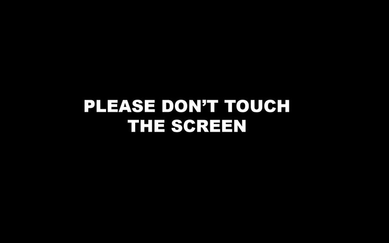 Text on Black Screen — Neutral, Minimalist