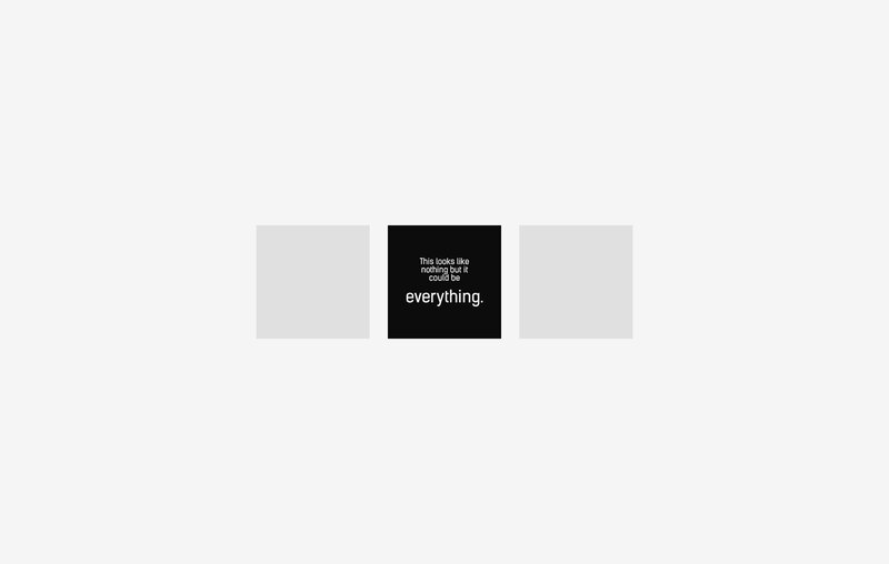 Text on Black Square