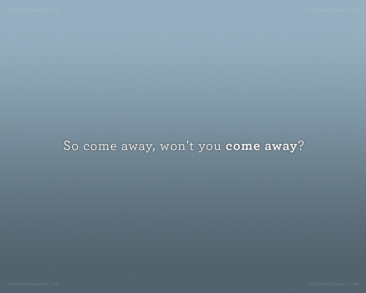 text on blue background