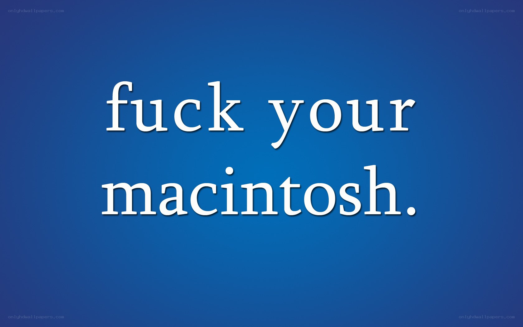 text on blue background