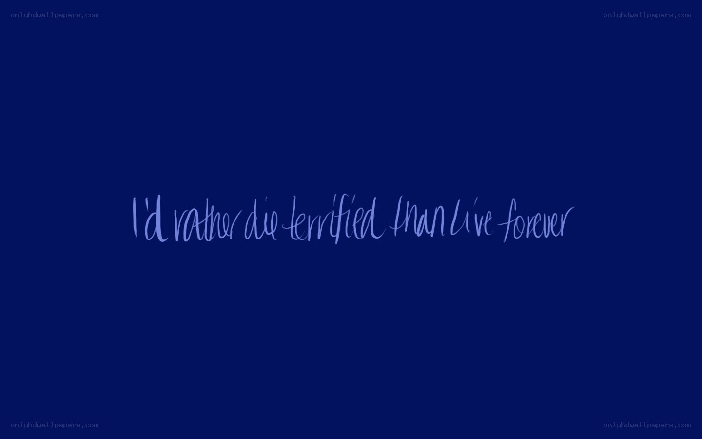 text on blue background