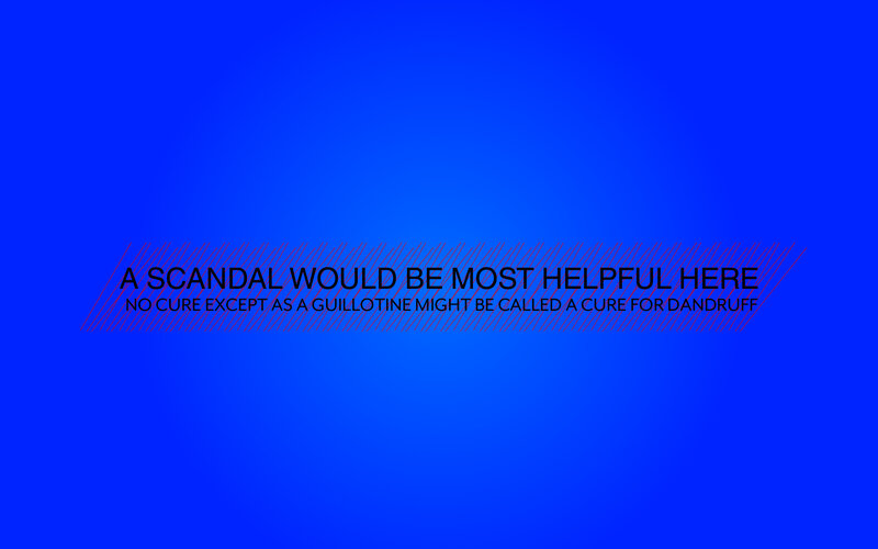 text on blue background