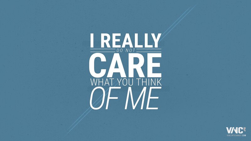 Text on Blue Background — Assertive, Minimalist
