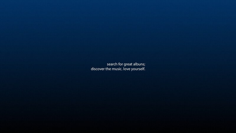 Text on Blue Background — Calm, Minimalist, Black
