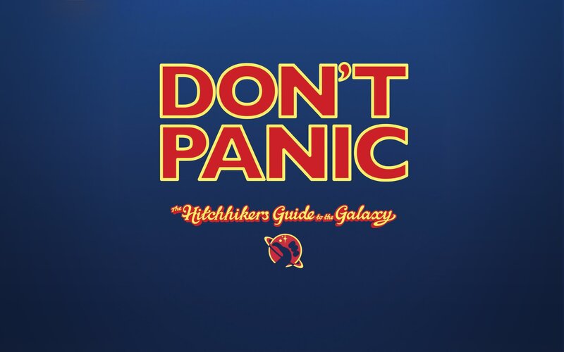 Text on Blue Background — Calm, Vector Art