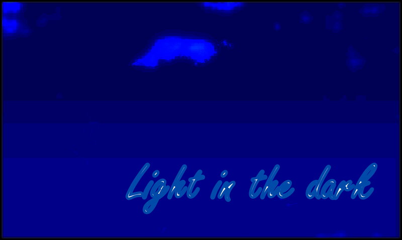 Text on Blue Background — Dark