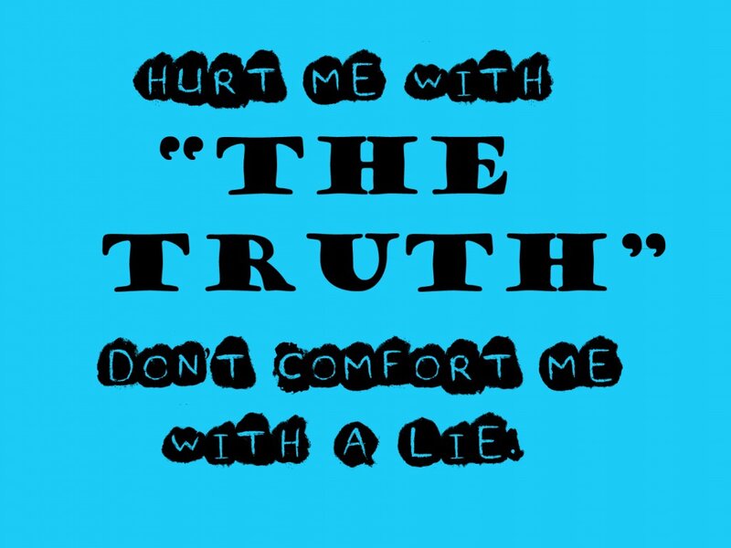 Text on Blue Background — Direct