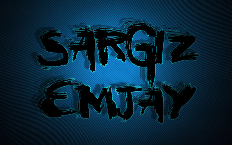 Text on Blue Background — Dramatic