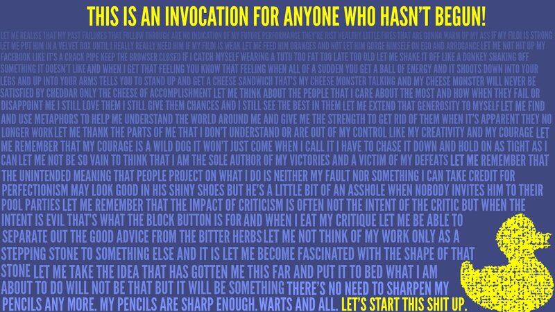 Text on Blue Background — Energetic, Digital Art