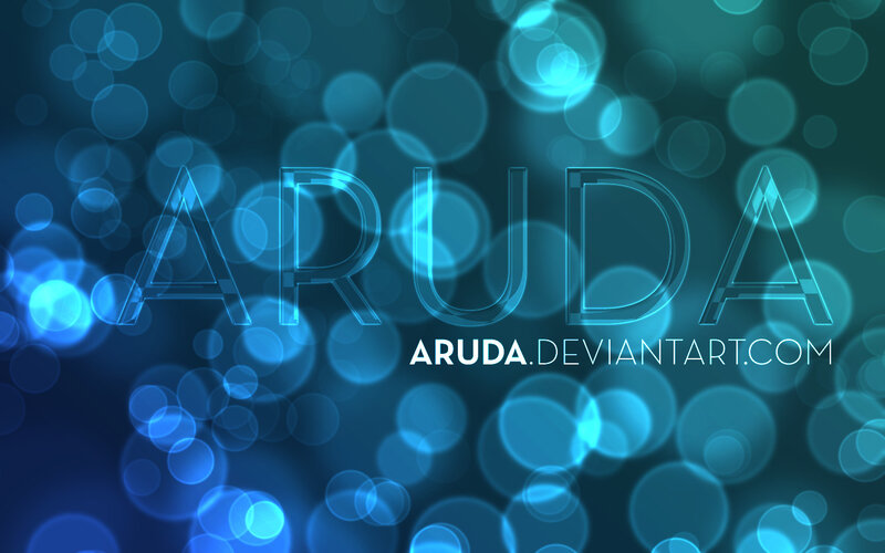 Text on Blue Background — Glowing