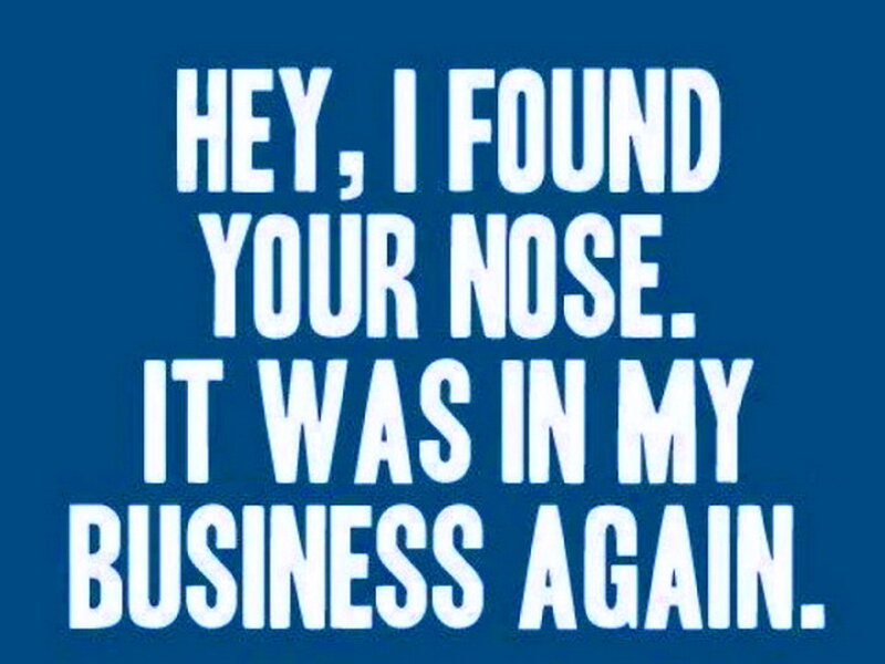 Text on Blue Background — Humorous, Minimalist
