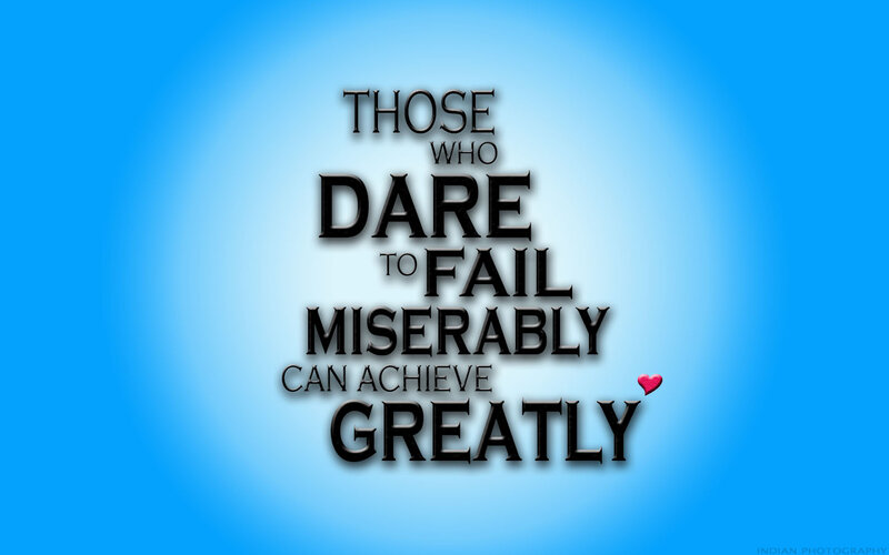 Text on Blue Background — Inspirational, Digital Art, Heart