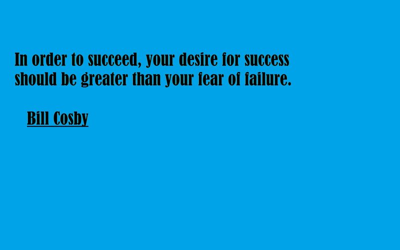 Text on Blue Background — Inspirational, Minimalist, Quote
