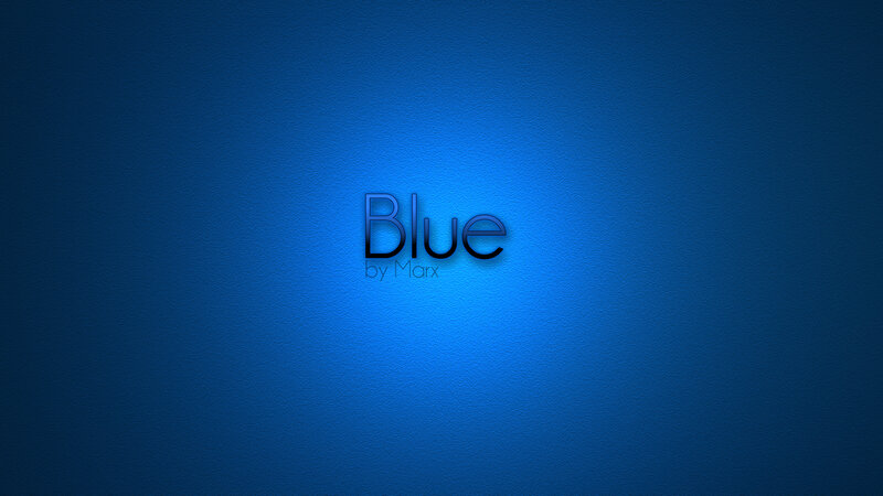 Text on Blue Background — Minimalist, Digital Art