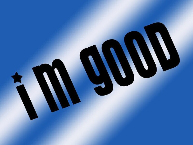 Text on Blue Background — Neutral, Vector Art, Star