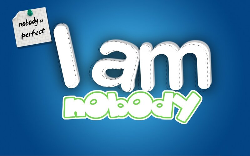 Text on Blue Background — Playful, Digital Art, Note