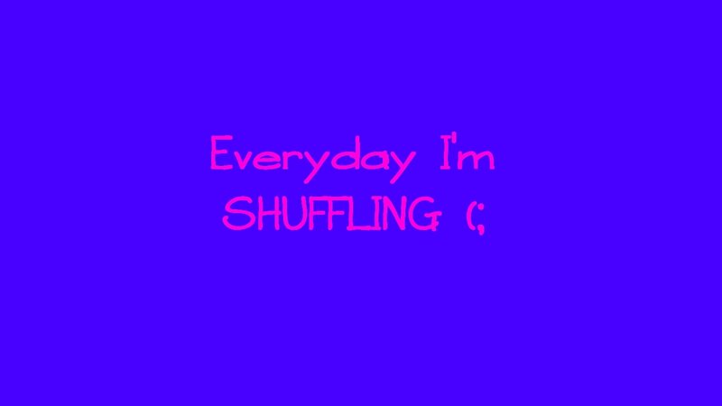 Text on Blue Background — Playful, Digital Art