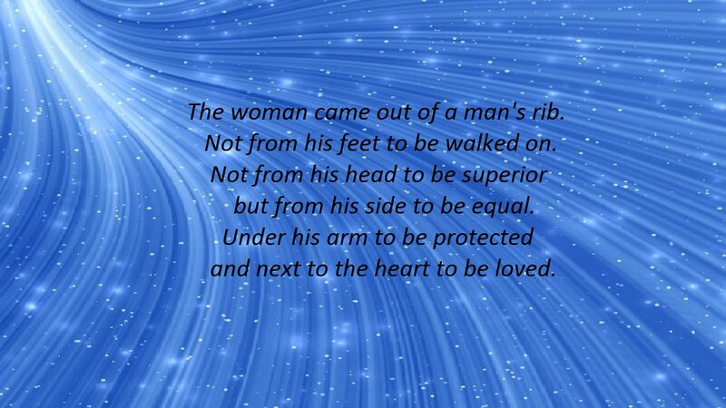 Text on Blue Background — Serene