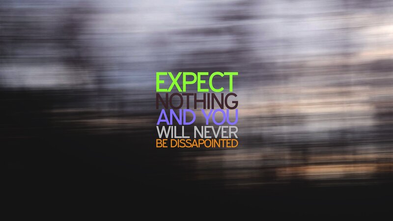Text on Blurred Background — Black