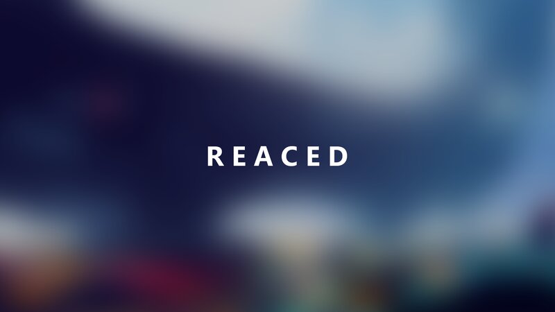Text on Blurred Background — Blue