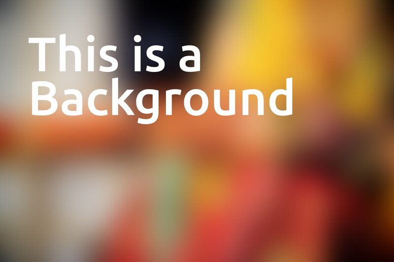 Text on Blurred Background — Yellow
