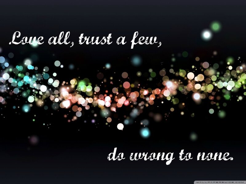 Text on Bokeh Background — Black