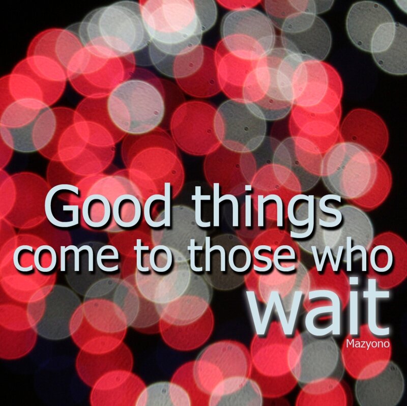 Text on Bokeh Background — Red
