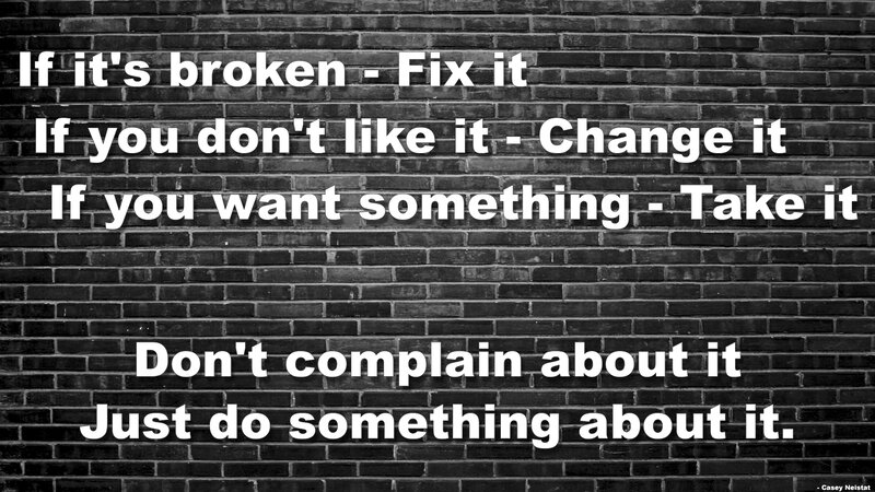 Text on Brick Wall — Black, Motivational