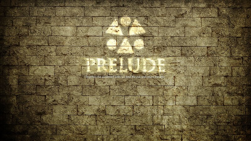 Text on Brick Wall — Brown, Dramatic