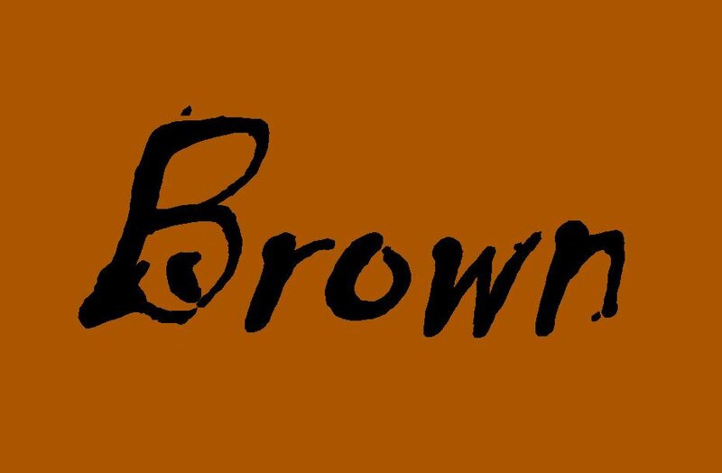 Text on Brown Background — Minimalist