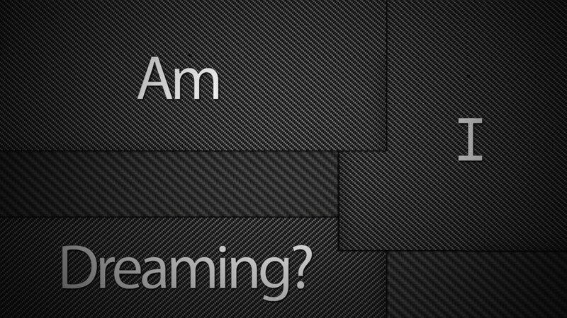 Text on Carbon Fiber — Black, Contemplative