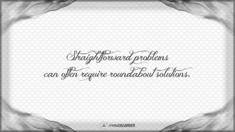 Text on Checkered Background — Black, Thoughtful