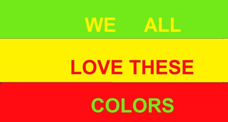Text on Colored Stripes — Green, Vibrant, Vector Art