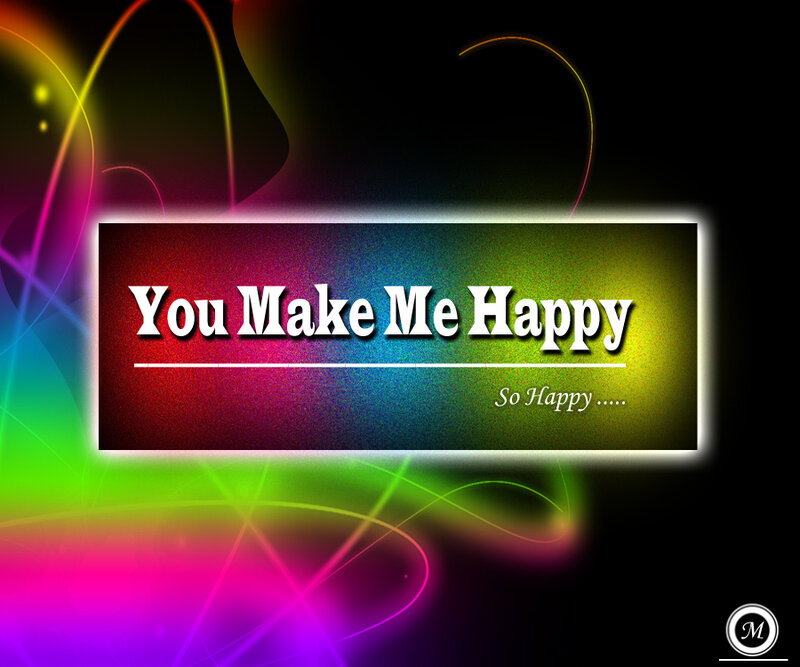 Text on Colorful Background — Black, Vibrant