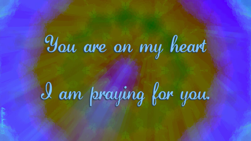 Text on Colorful Background — Blue, Serene