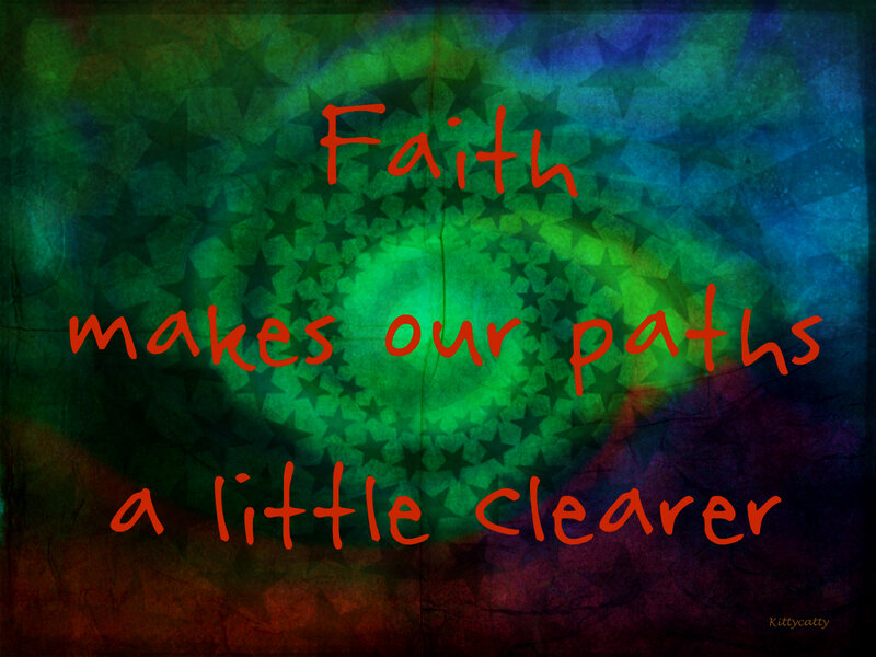 Text on Colorful Background — Green, Inspirational