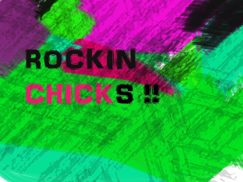 Text on Colorful Background — Green, Vibrant