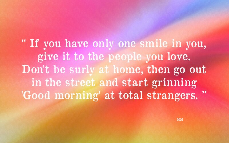 Text on Colorful Background — Pink, Calm