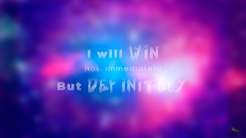 Text on Colorful Background — Purple, Inspirational