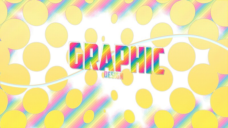Text on Colorful Background — Yellow, Vibrant, Digital Art