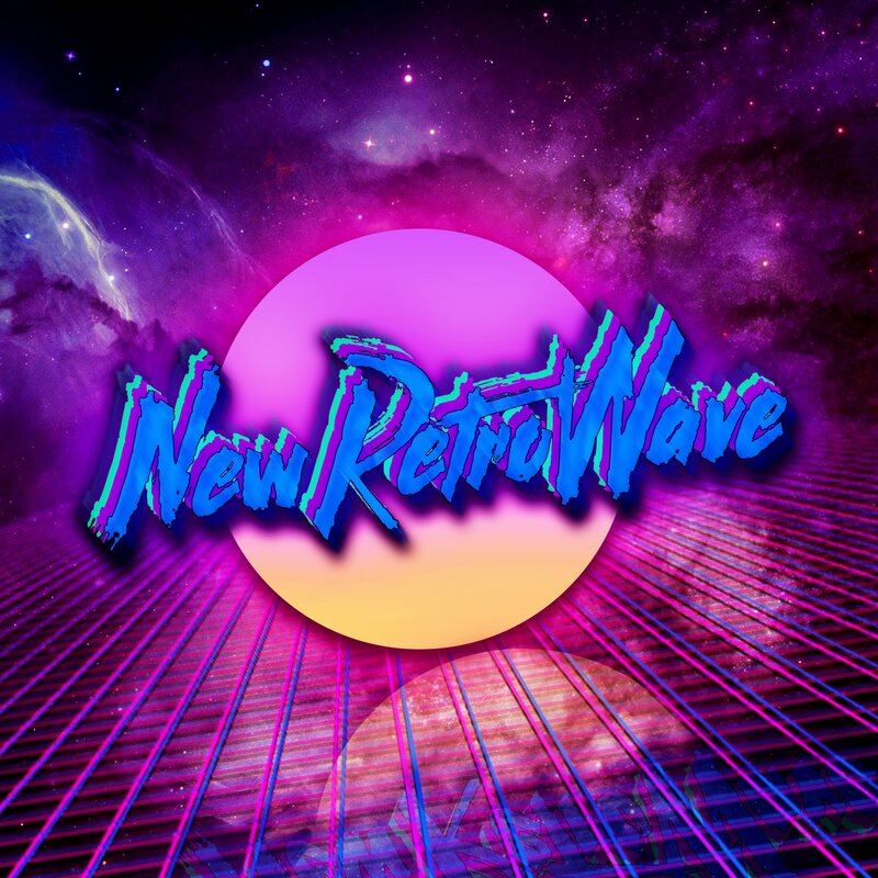 Text on Cosmic Background — Purple, Futuristic