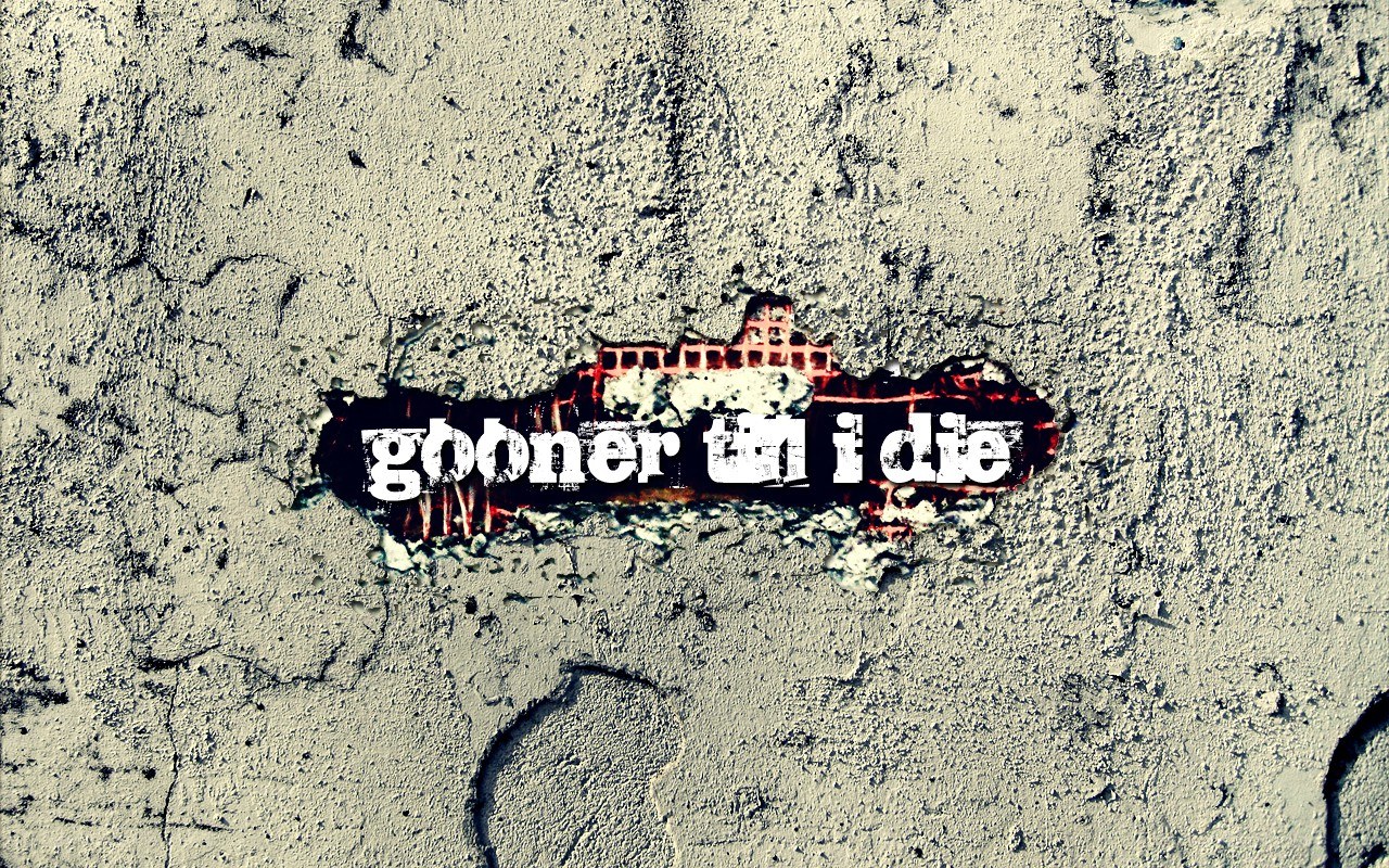 text on cracked wall