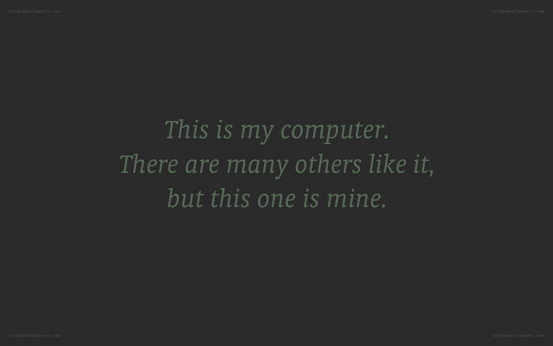 text on dark background