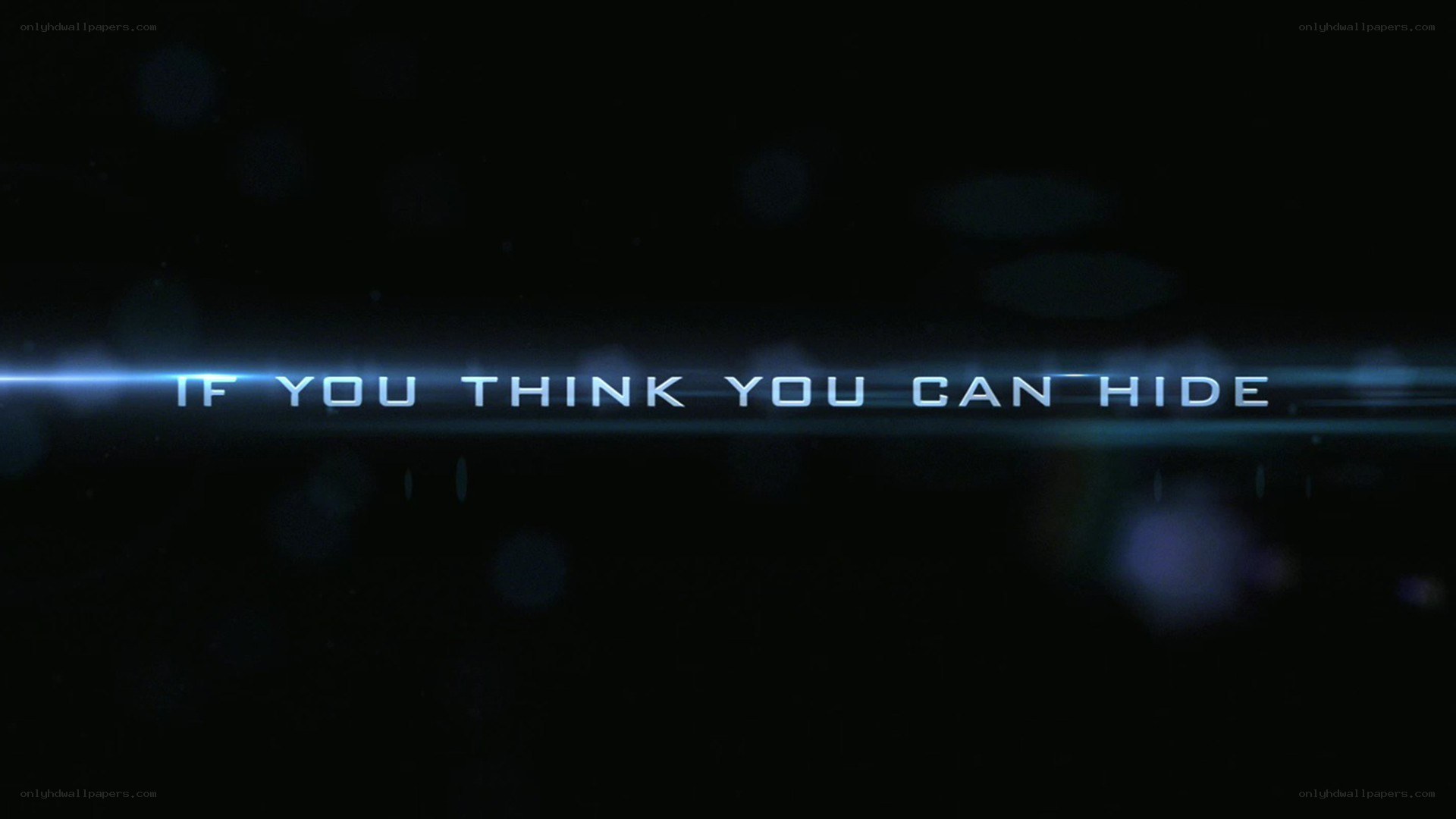 text on dark background