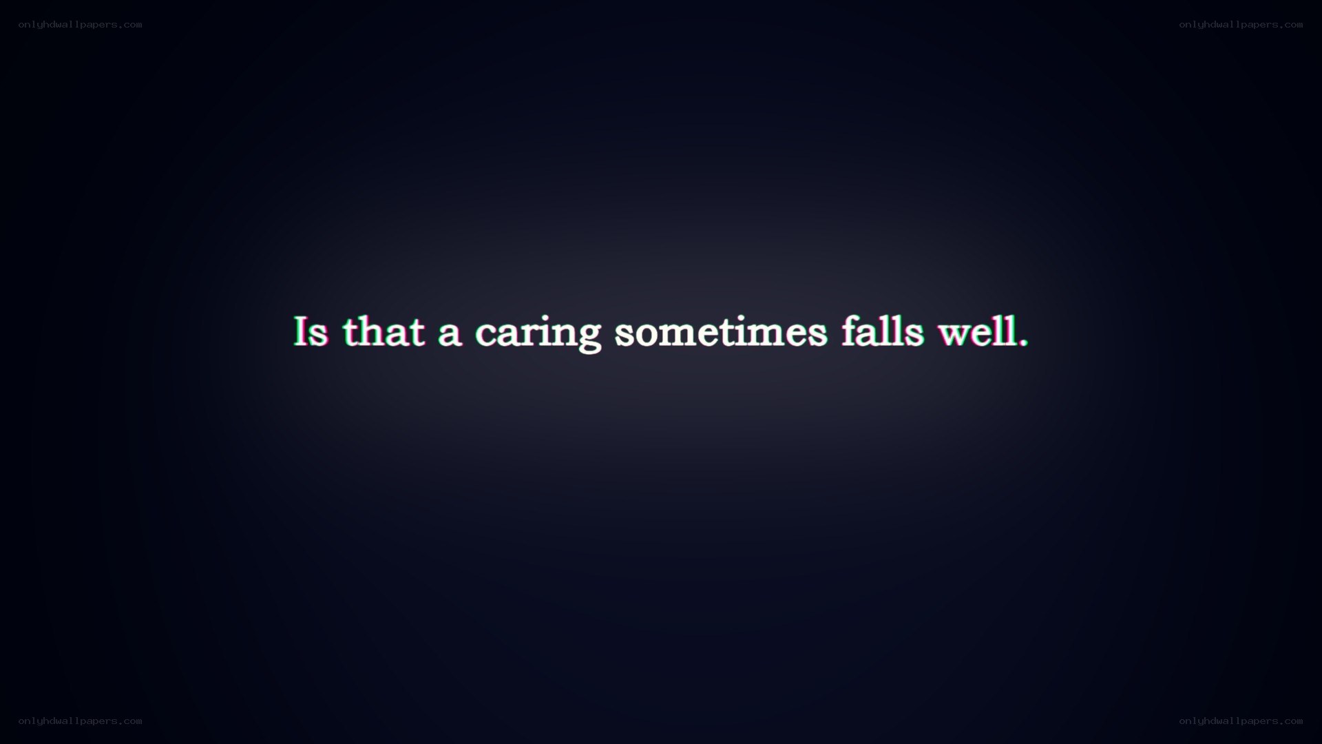 text on dark background