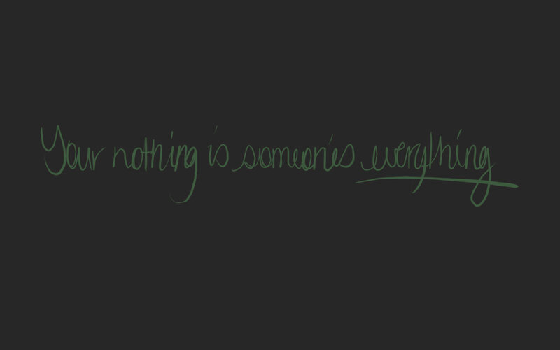 text on dark background