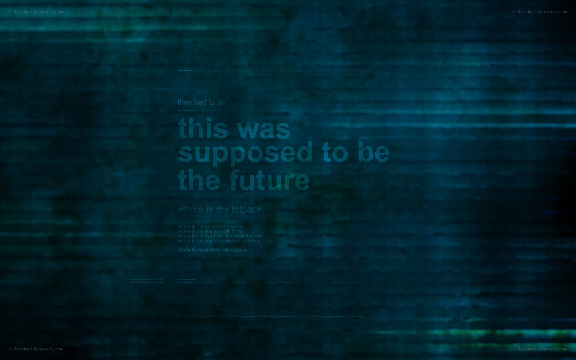 text on dark background