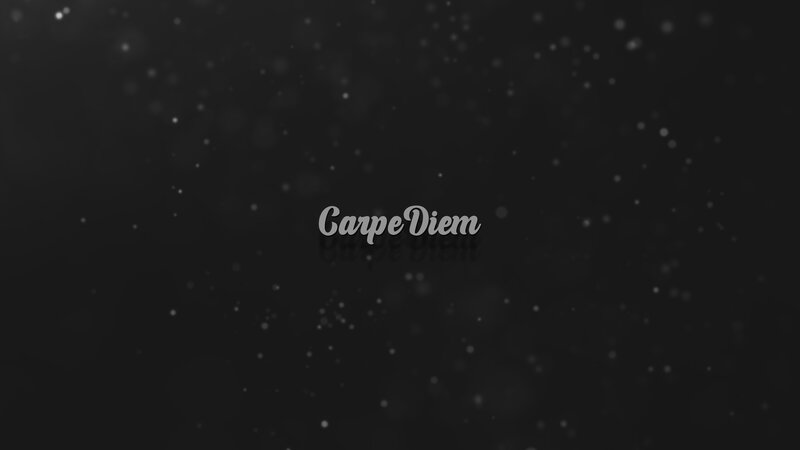 Text on Dark Background — Black, Calm, Minimalist, Particles
